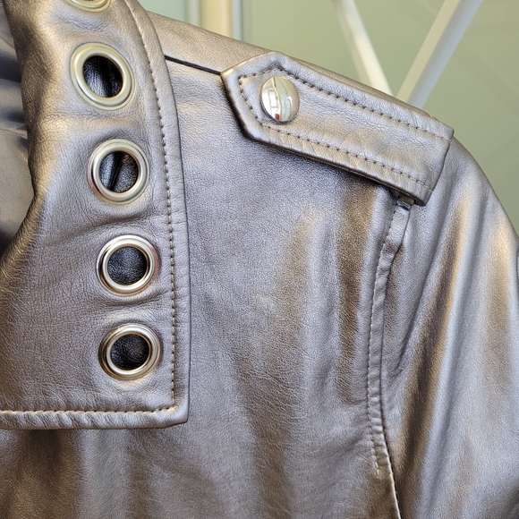 Vegan Leather Moto Jacket - Picture 5 of 7